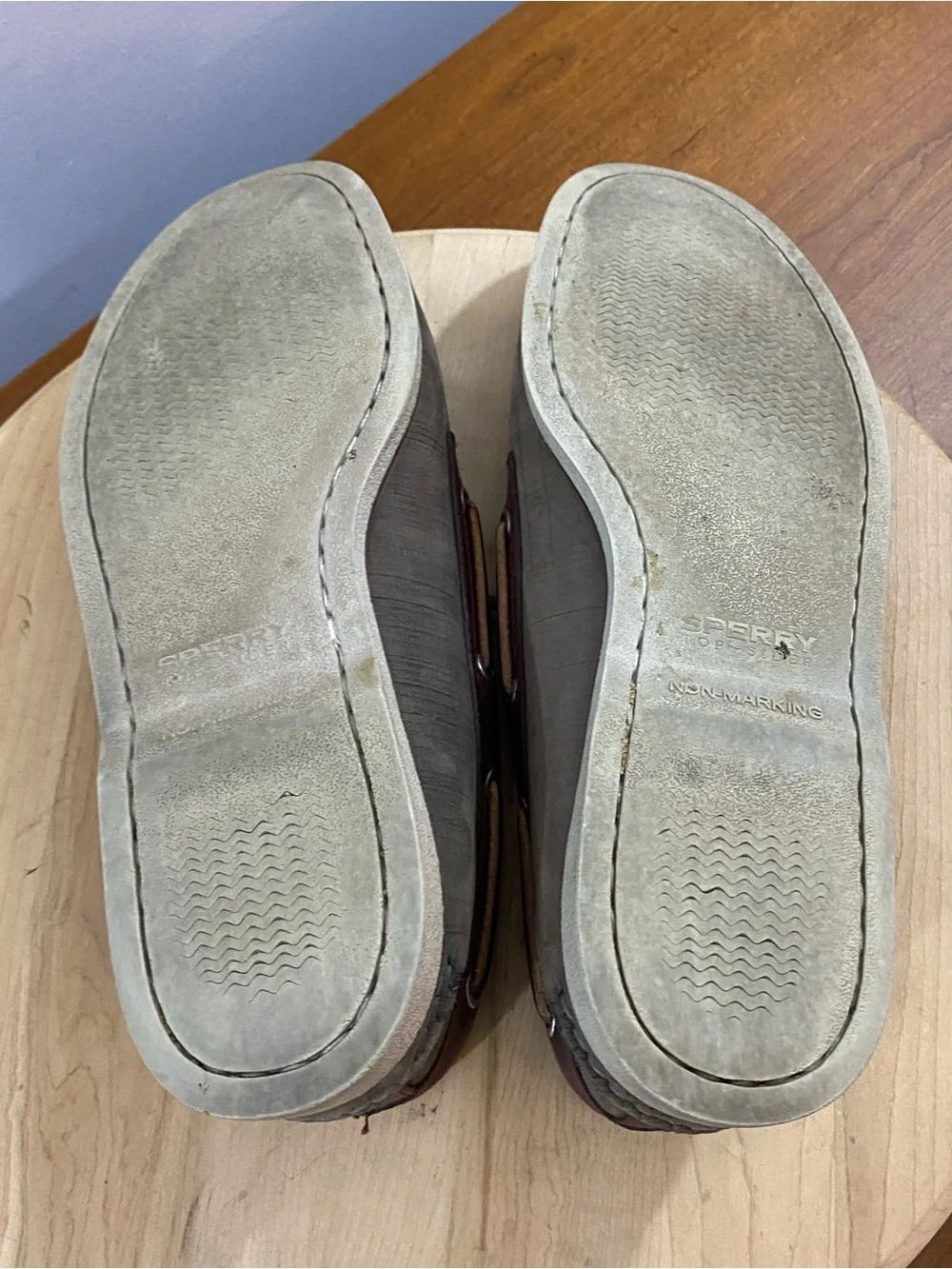 Sperry Gold Cup Mens 10.5 M Original Boat Shoes Two Tone Leather Brown Top-Sider